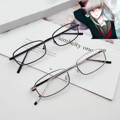 Danganronpa角色眼镜 黑色Cosplay眼镜 动漫展会装扮道具