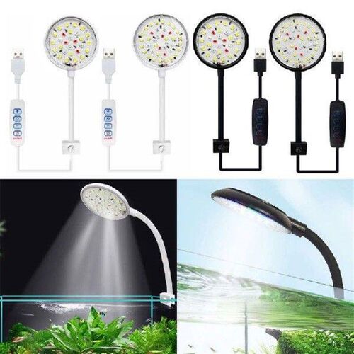 Aquariums LED Light 7/5W LED for Small Size Fish Tanks Clip