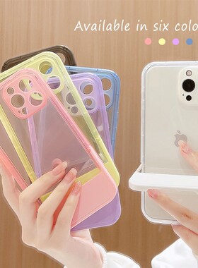 Stand Holder Case cover Clear for Iphone 15 14 13 12 11 XR X