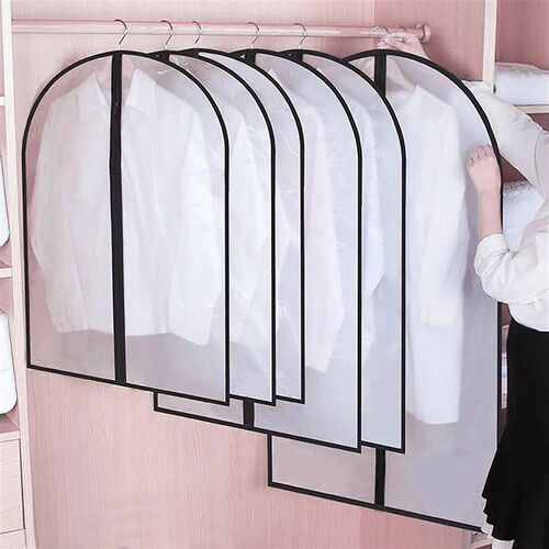 5/10Pcs Clothes Hanging Garment Dress Clothes Suit Coat Dust