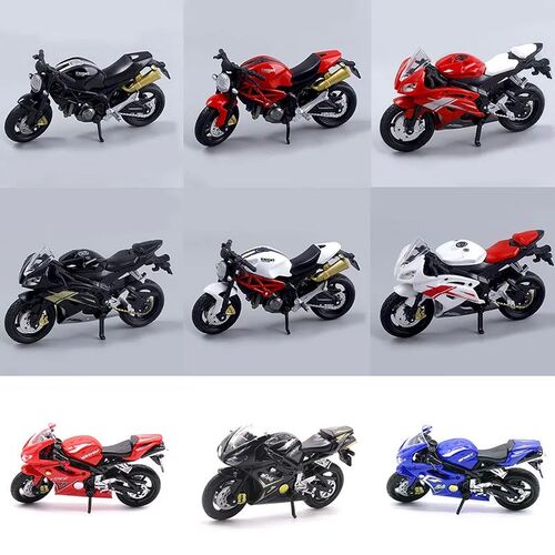 1PC 8 Motorcycle Diecast Model Toys Home Children Car Off-ro