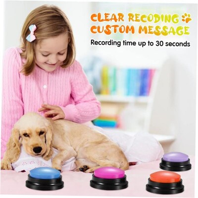 Pet Sound Box Recordable Talking Button Cat Voice Recorder T