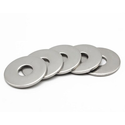 100Pcs M4 304 stainless steel washers 9mm Round Flat Washer