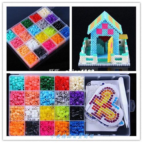 2021 hot sale 20 Color Perler Beads 2000pcs box set 5mm Hama