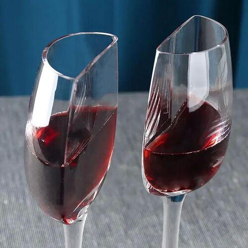 Crystal Glass Cups 140ml Creative Half Red Wine Cups Multi-u
