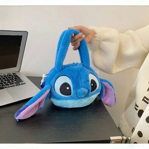 Stitch Soft Pluh Crobody Bag Korean Cute Style Adjutable Str