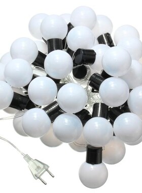 10m Led String Lights Waterproof IP44 With White Ball AC220V