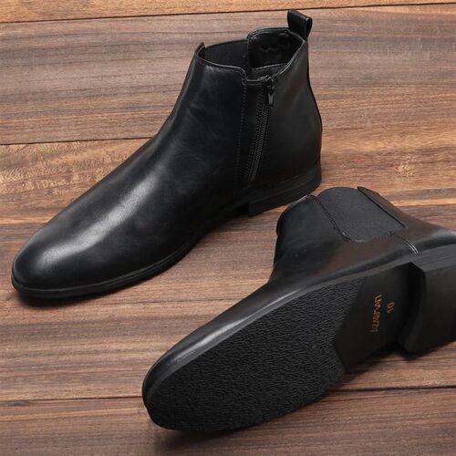 Size 7~13 Men Chelsea Boots Italian Style Ankle Boots soft l