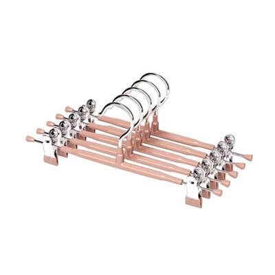 Anti-slip plastic hanger trouser rack pants clip skirt clip