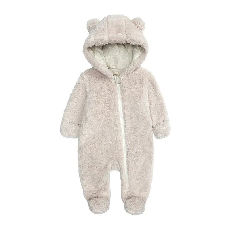 Newborn Baby Rompers Girls Clothes Autumn Winter Boys Fleece