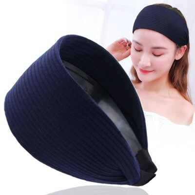 Wide-Brimmed Non-Slip Headband Womens Short Hair Simple Hai