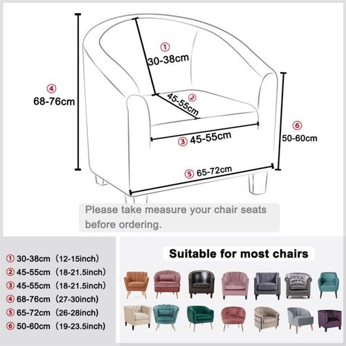 Single Sofa ver Club Sofa vers For Living Room Elastic Relax