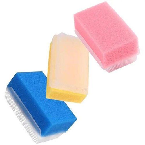 3 Pcs Bath Brush Sponge Durable Portable Massage Newborn