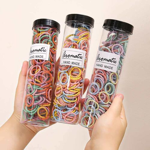 Childrens rubber bands have good elasticity and do not hurt