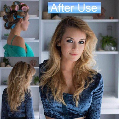 Hair Rollers Self Grip Hair Curlers 6/12Pcs Hair Roller Heat