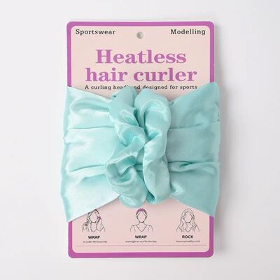 Heatless Curling Rod No Heat Hair Curlers Satin Wrapped Flex