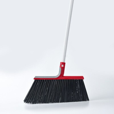Long-handled, large broom for the courtyard