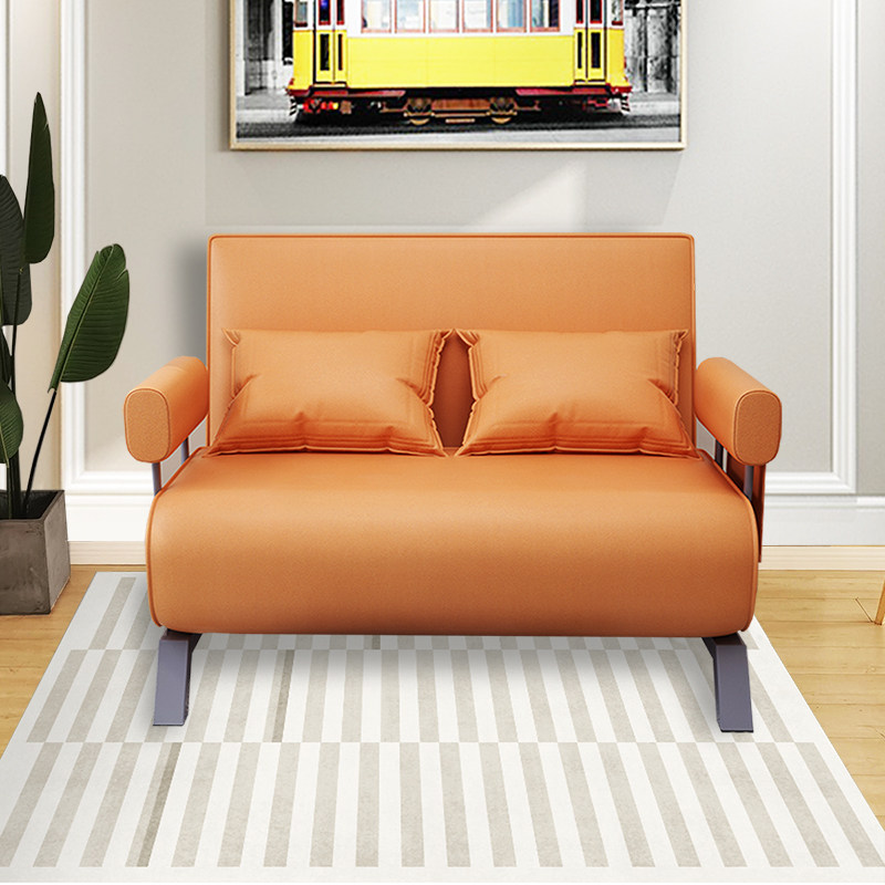 可移动科技布沙发床可折叠两用单人小户型客厅阳台书房沙发椅