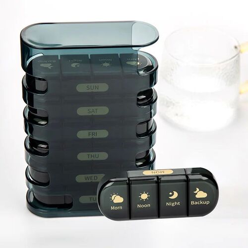 One week 21/28 medicine box sub-packing box go out portable