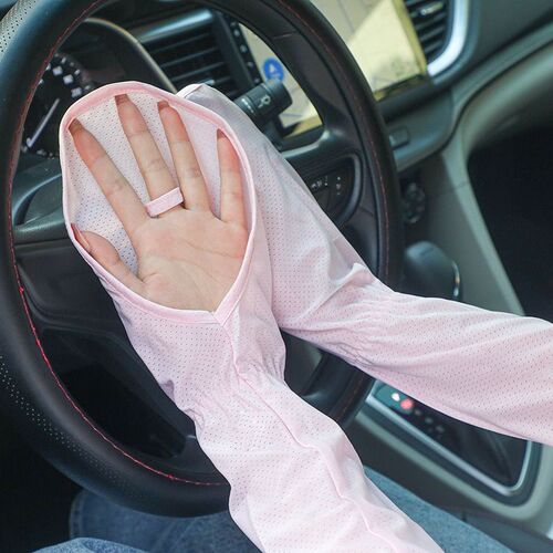 Sunscreen Ice Sleeve Womens Summer Driving Anti-UV Loose Lo