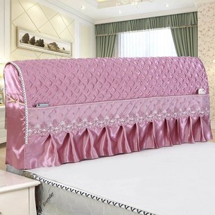 欧式床头罩2023年新款高档夹棉全包1米8床头罩公主风加厚保护