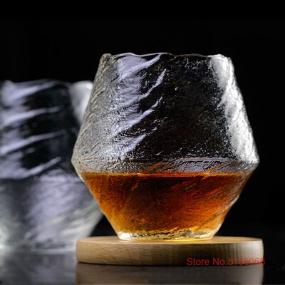 Japanese Hazy Air Wine Glass Snowflakes Falling Whiskey Tumb