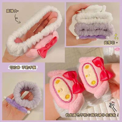 Cartoon Puppy Plush F Wash Wrist Band Waterproof to Cuff Moi