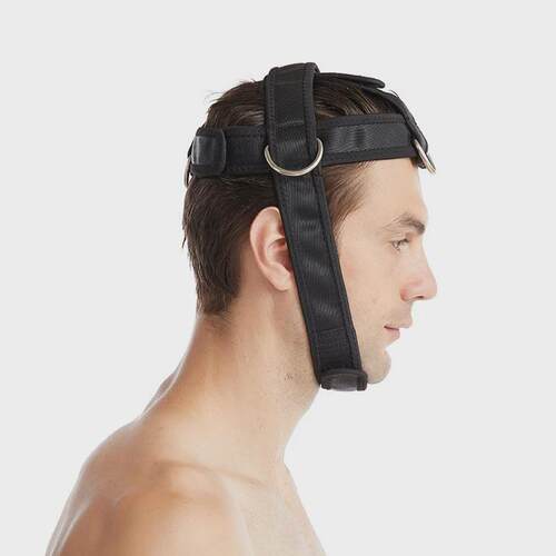 Adjustable Head Training Harness Multifunctional Black Head