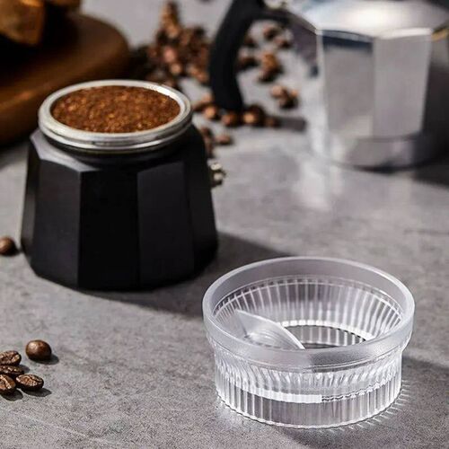 Coffee Powder Dispenser Coffee Tamper for Moka Pot Rotary Co