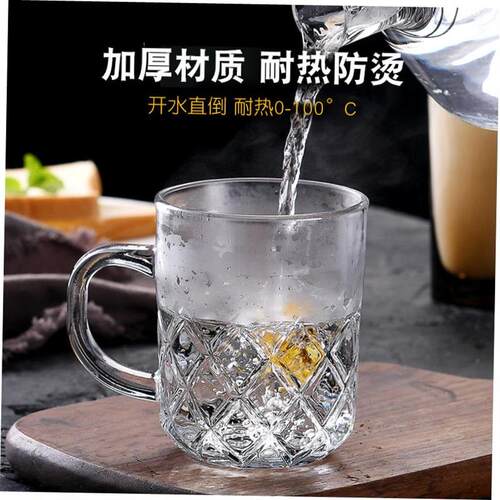 6pcs set Glass cup tea water juice beer milk drinking kettle
