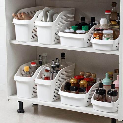 1pc bathroom storage box with pulleys household drawer-type