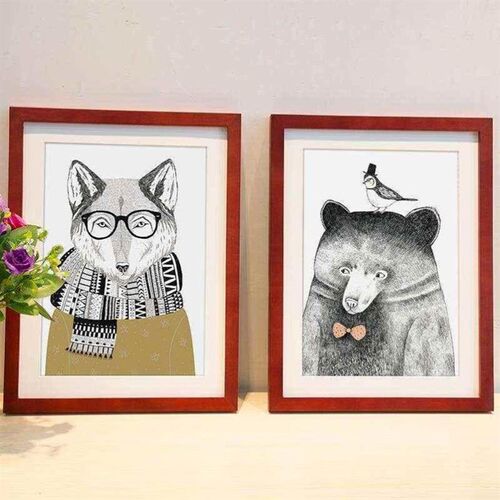 Picture solid decoration solid wood phase frame wall A1 A2