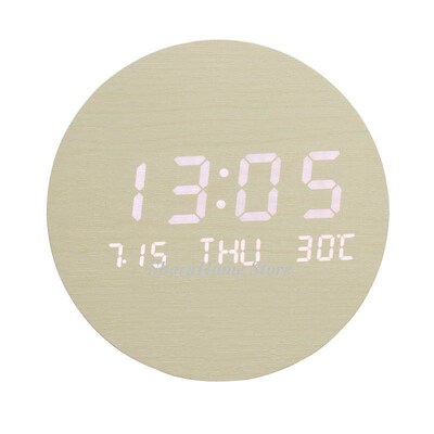 Home Living Room Decor Led Wall Clock Creative Bedroom Silen