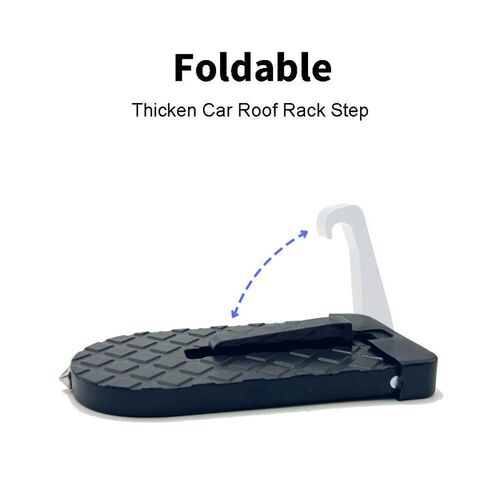 Thickened Foldable Car Roof Rack Step Door Step Latch Hook F