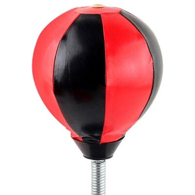 PU Leather Desktop Punching Bag with Stand Decompression