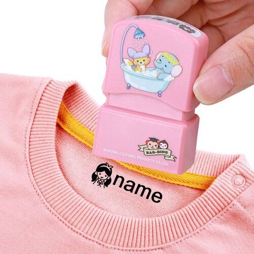New Customized Name Stamp Waterproof Toy Baby Student Clothe