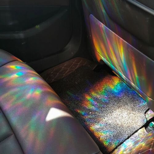 3D Rainbow Sun Catcher Wall ers Light Catcher PVC Window Fil