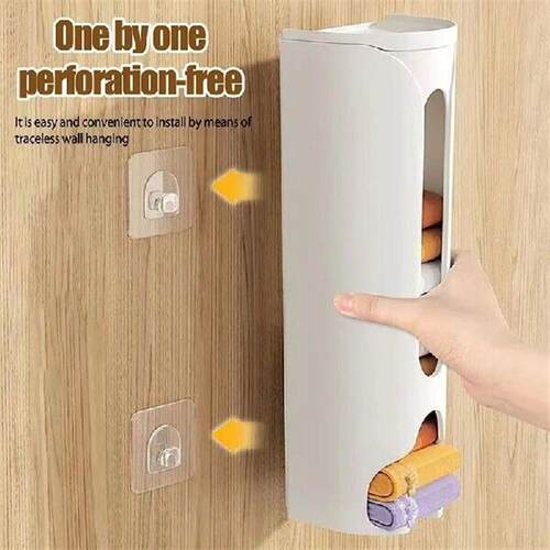 1PC Plastic Bag Storage Closet Wall Hanging Underwear