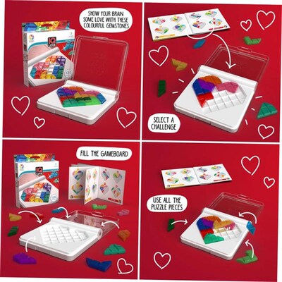 iq game toys  IQ Love Travel Puzzle 120 Challenges toy爱心拼