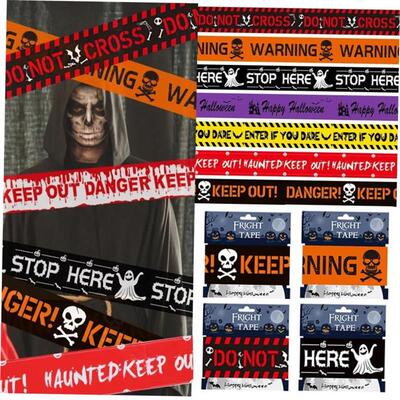 Halloween Caution Tapes Warning Safety-Tape Zombie Caution T