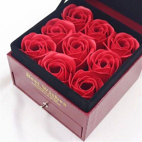 Creative PVC 9 Roses Gift Box Romantic Exquisite Love Rose
