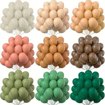30pcs/set Latex Balloons Retro Color for Birthday Decoration