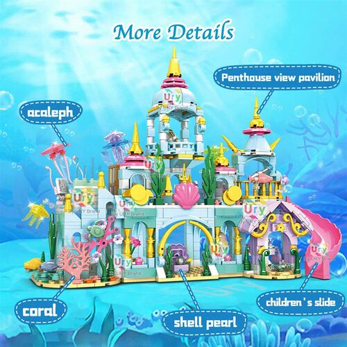 Friends Princess Undersea Palace Luxury Castle Playground Ho