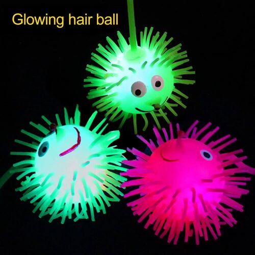 1pc Random Colorful Luminous Peacock Finger Toy Kids LED Lig