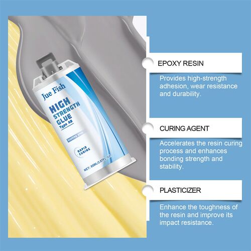 Juefish Metal Care Epoxy Adhesive, Casting Adhesive AB Glue