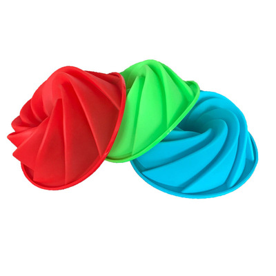 Spiral shape silicone Cake Mold Bread Cyclone baking Mould