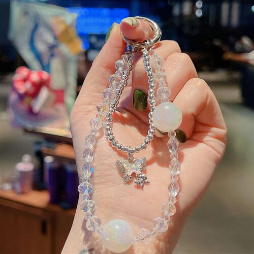 Korean New Small Fresh Dream Crystal Butterfly Transparent