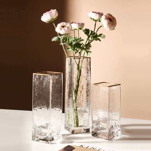 Nordic Entry Luxury Glass Vase Hydroponic Transparent Phnom