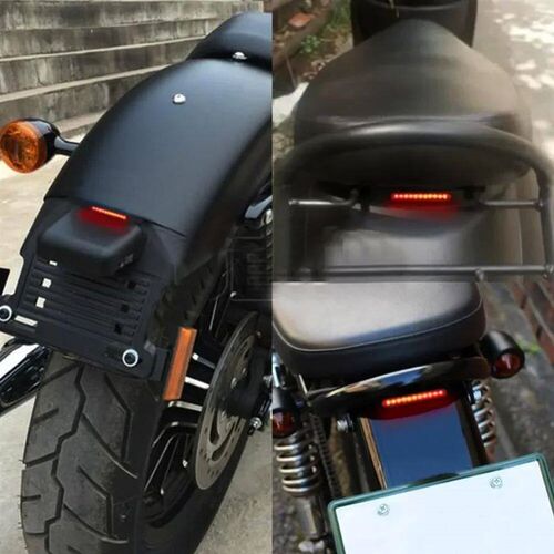 Motorcycle Rear Brake Light Mini 12V 11LED Tail Stop Light L