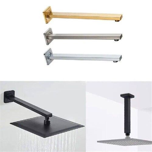 Wall Mounted Fixed Shower Arm 40cm Stainless Steel Extend
